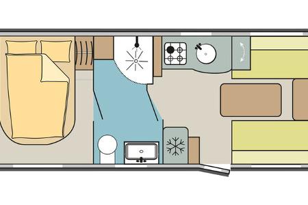 Sprite Cruzer 635 SR Grundriss