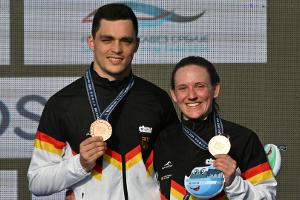 Wasserspringen: Wieder EM-Bronze für Rother und Massenberg