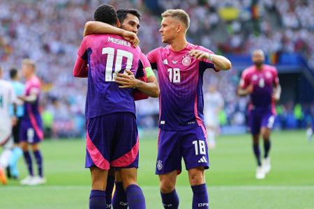 Noten und Einzelkritik zum DFB-Sieg gegen Ungarn - Im zweiten Gruppenspiel der Heim-EM konnte die deutsche Nationalmannschaft am Mittwoch an den Auftaktsieg gegen Schottland anknüpfen. Durch den 2:0-Erfolg gegen Ungarn löste die Nagelsmann-Elf bereits das Ticket für das Achtelfinale. Alle DFB-Stars in der Einzelkritik:
