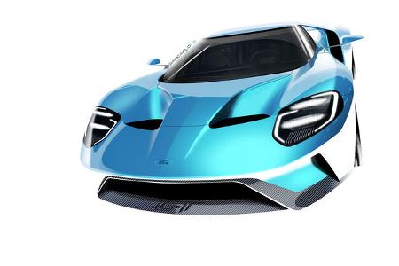Ford GT - Supersportwagen - Entwicklung - letzte Skizzen