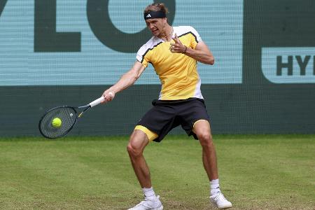 Halle: Zverev erreicht Halbfinale
