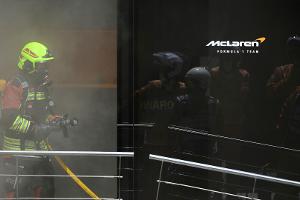 Formel 1: Brand in der Hospitality von McLaren