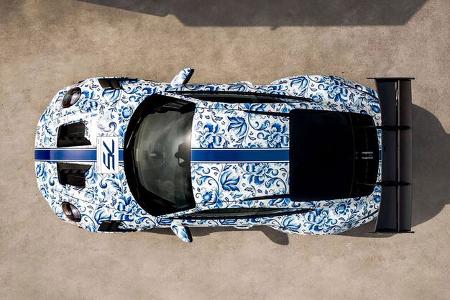 Porsche 911 GT3 RS Delfter Porzellan Einzelstück Niederlande