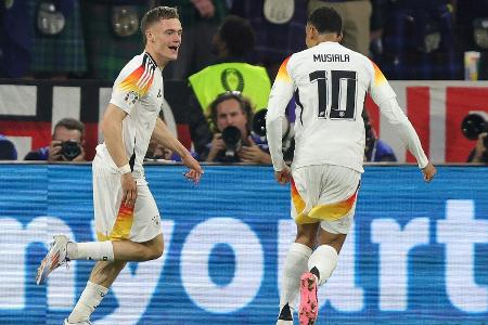 Musiala, Kane und Co.: Bundesligaprofis bei EM am treffsichersten