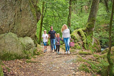 Familienwanderung im Tal der Trieb