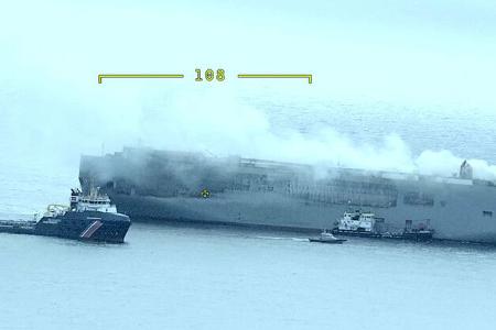 Autotransporter roro-Schiff Brand Fremantle Highway