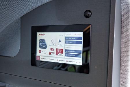 Detleffs Globetrail, Bedienpanel