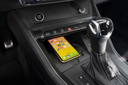 Audi Q3, Mittelkonsole + Handyladestation