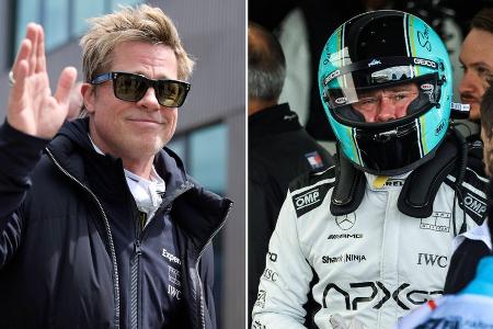 Vor Formel-1-Rennen: Brad Pitt dreht in Silverstone für Rennfahrerfilm