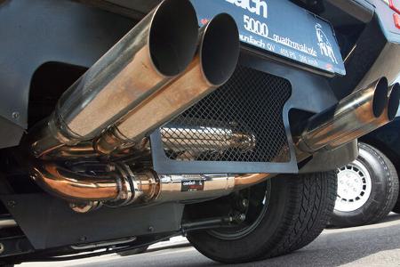 Auspuffanlage von larini am Lamborghini Countach LP 5000 QV