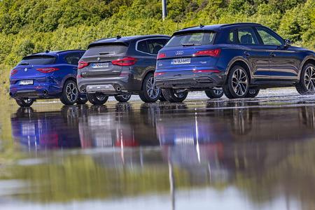 Alfa Romeo Stelvio, Audi Q5, BMW X3