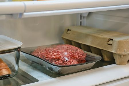 Hackfleisch im Kühlschrank