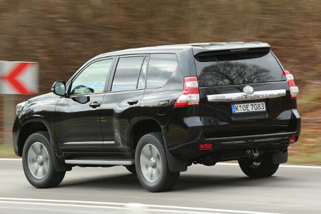 Toyota Land Cruiser 2.8 D-4D, Heckansicht