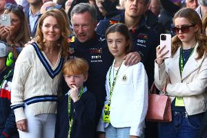 Formel-1-Familienausflug: Geri Halliwell unterstützt Christian Horner