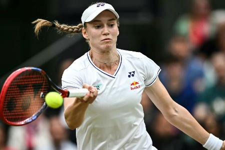 Rybakina nimmt zweiten Titel in Wimbledon ins Visier