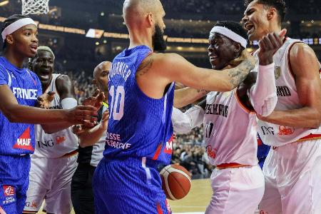 Basketball: Weltmeister gewinnen Olympia-Test in Frankreich