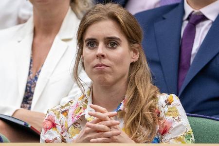 Prinzessin Beatrice genießt Wimbledon in der Royal Box