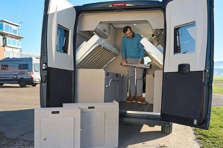 Vergleichstest Karmann vs LMC: Karmann Davis 600 LS Heck Umbau