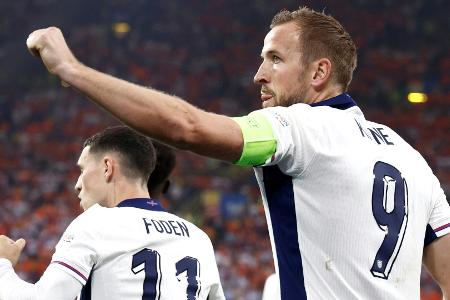 Kane erfolgreichster EM-Torschütze in der K.o.-Runde