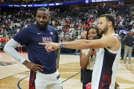 Mit James und Curry: US-Team wirft sich für Olympia warm