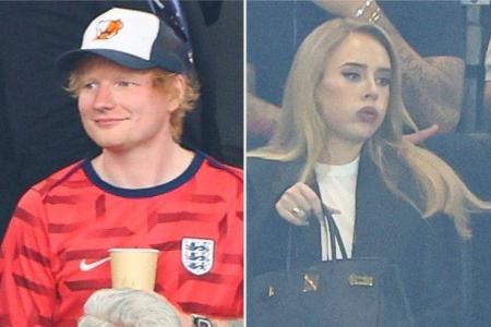 EM-Finaleinzug: Adele und Ed Sheeran fiebern bei England-Sieg mit