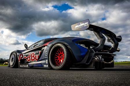 McLaren P1 als Driftcar in Goodwood.