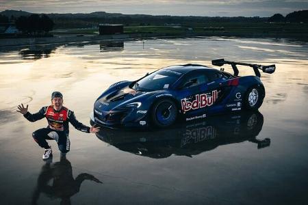 McLaren P1 als Driftcar in Goodwood.