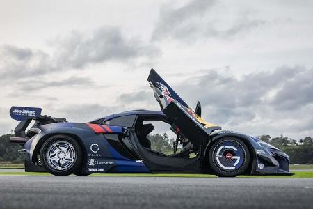 McLaren P1 als Driftcar in Goodwood.