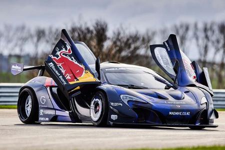 McLaren P1 als Driftcar in Goodwood.