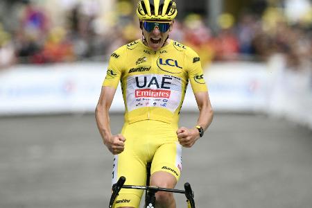 Pogacar gewinnt 14. Tour-Etappe und bleibt in Gelb