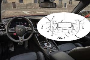 07/2024 Alfa Romeo Giulia mit Stellantis Lenkrad Patent