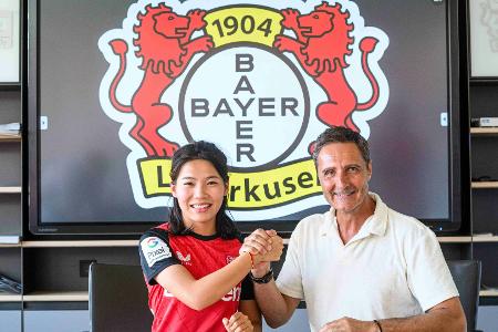 Leverkusen holt chinesische Nationalspielerin Shen Menglu