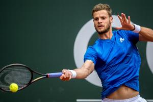 Tennis: Hanfmann im Achtelfinale von Kitzbühel