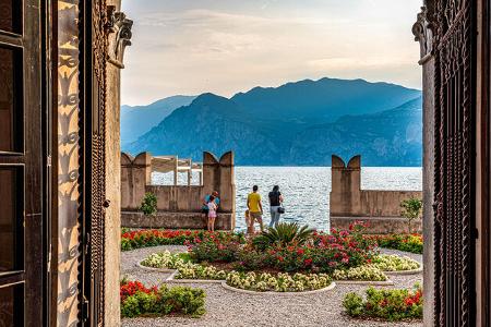 Gardasee, Garten des Palazzo
