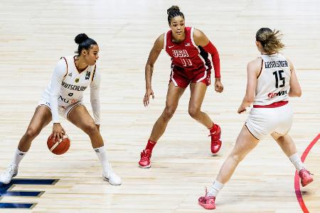 Auch DBB-Frauen verlieren Generalprobe gegen die USA