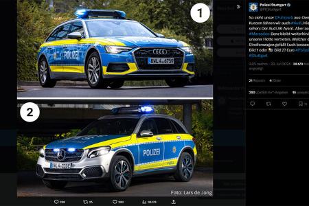 Polizei Stuttgart Tweet Neue Einsatzfahrzeuge