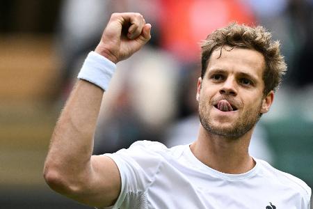 Tennis: Hanfmann im Viertelfinale von Kitzbühel