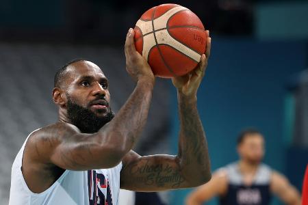 Stars an der Fahne: Ma, James und Gauff im Einsatz