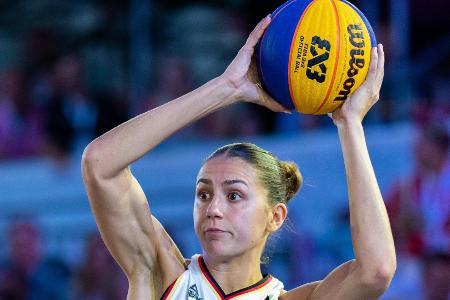 3x3-Basketballerinnen in Paris 