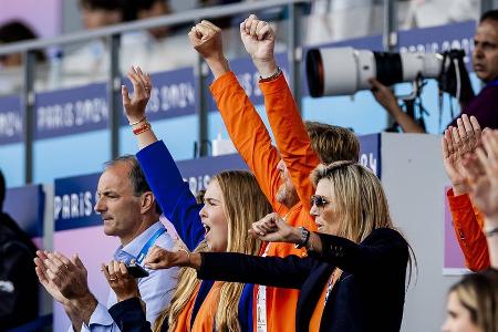 Olympia in Paris: Niederländische Royals feuern Hockeyteam an