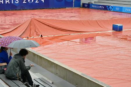 Regen in Roland Garros: Deutsche Matches abgesagt