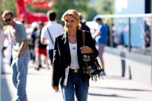 Corinna Schumacher zu Besuch bei der Formel 1 in Spa