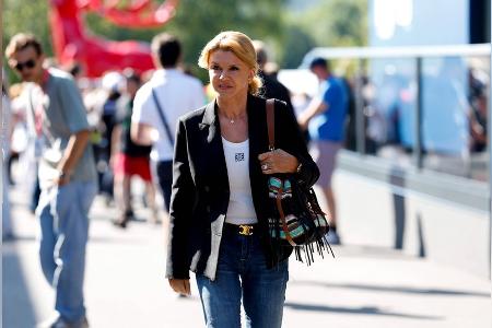 Corinna Schumacher zu Besuch bei der Formel 1 in Spa