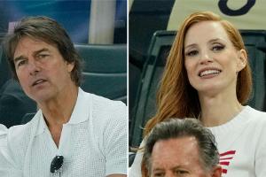 Tom Cruise oder Jessica Chastain: Hollywood fiebert bei Olympia mit