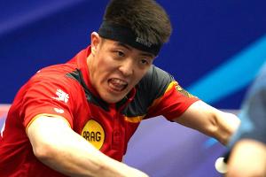 Tischtennis-Europameister Qiu nach Fehlstart in Runde zwei