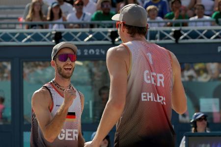 Beachvolleyball: Ehlers/Wickler mit souveränem Auftakt