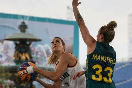3x3-Basketballerinnen verlieren gegen Australien
