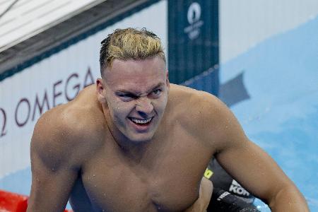 Salchow Sechster über 100 m Freistil - Pan mit Weltrekord