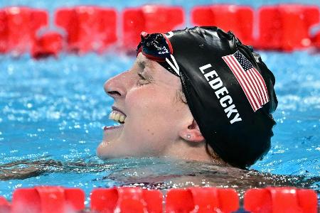 Silber mit der Staffel: Ledecky muss auf Rekordgold warten