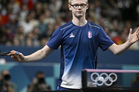 Frankreichs Tischtennis-Star Lebrun gestoppt